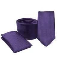 Díszzsebkendős slim nyakkendő